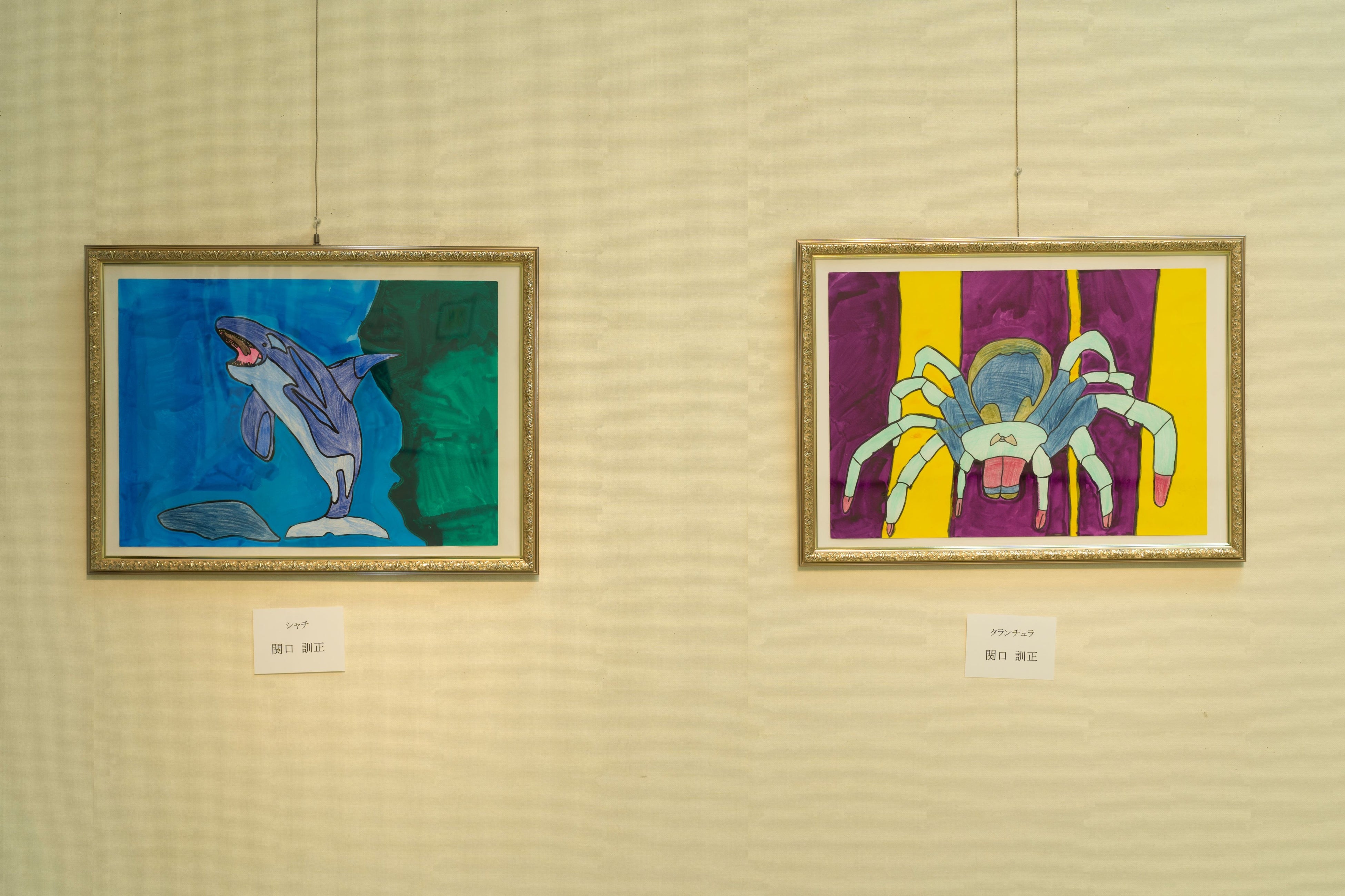 寄贈した額縁が活用された作品