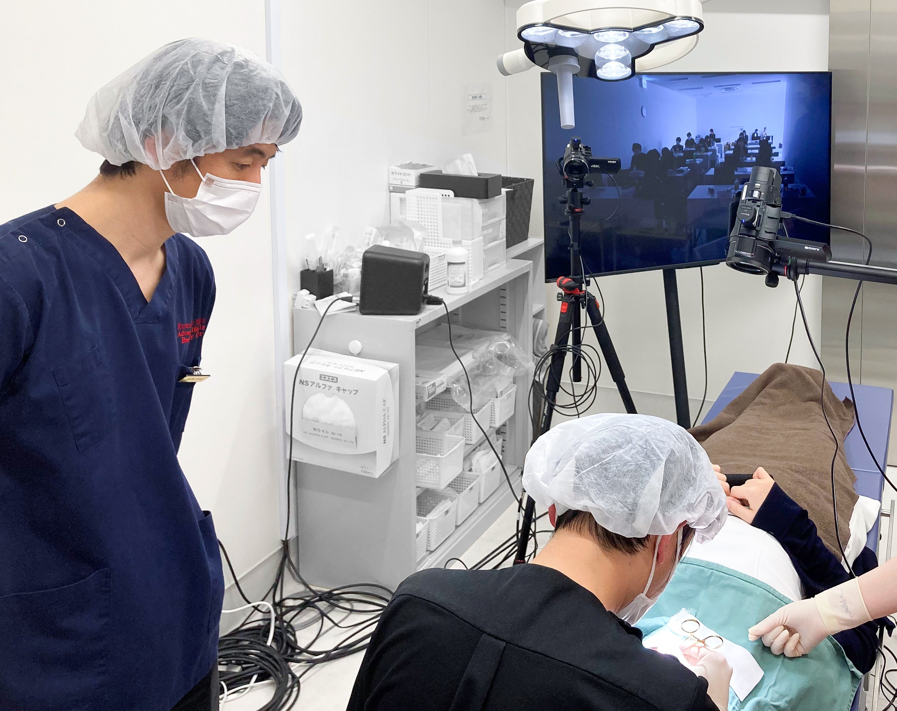 手術指導の様子