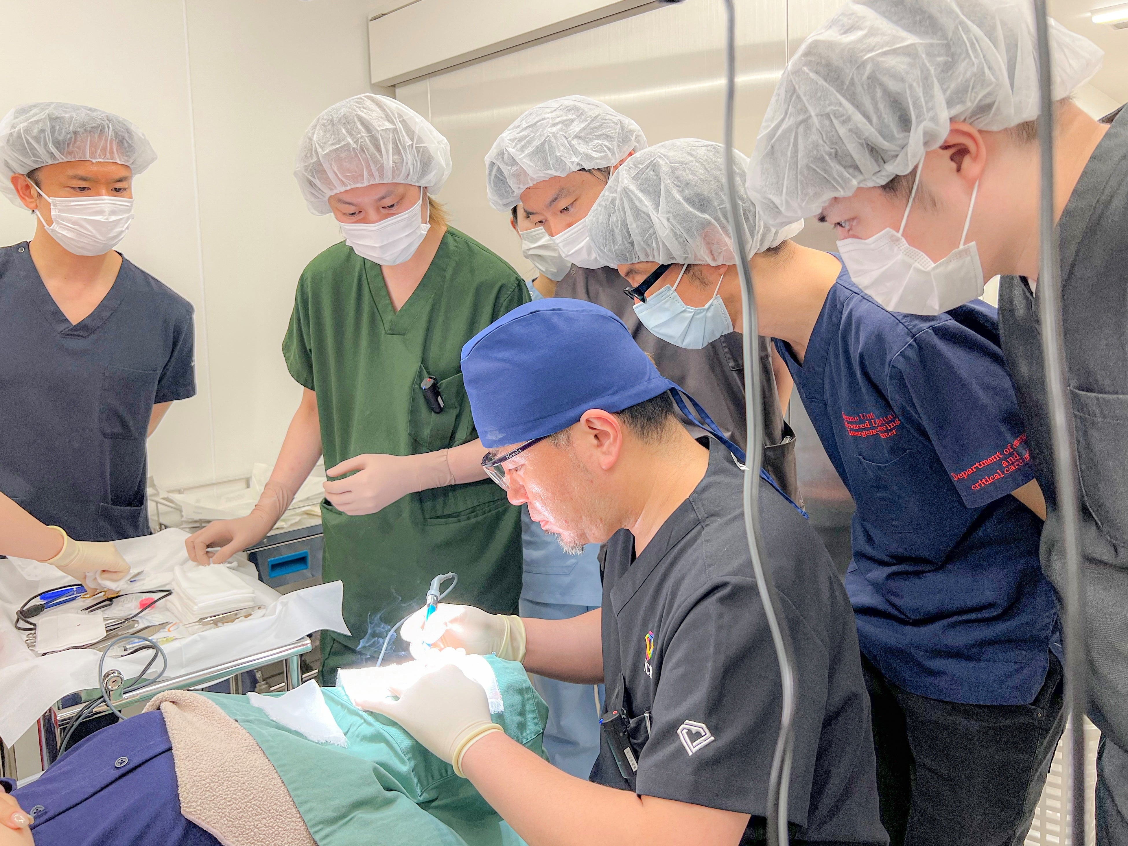 手術指導の様子