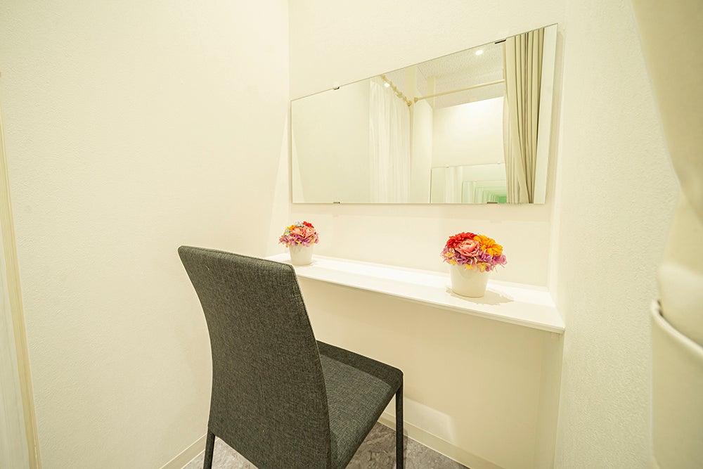 待合室は安心の完全個室制