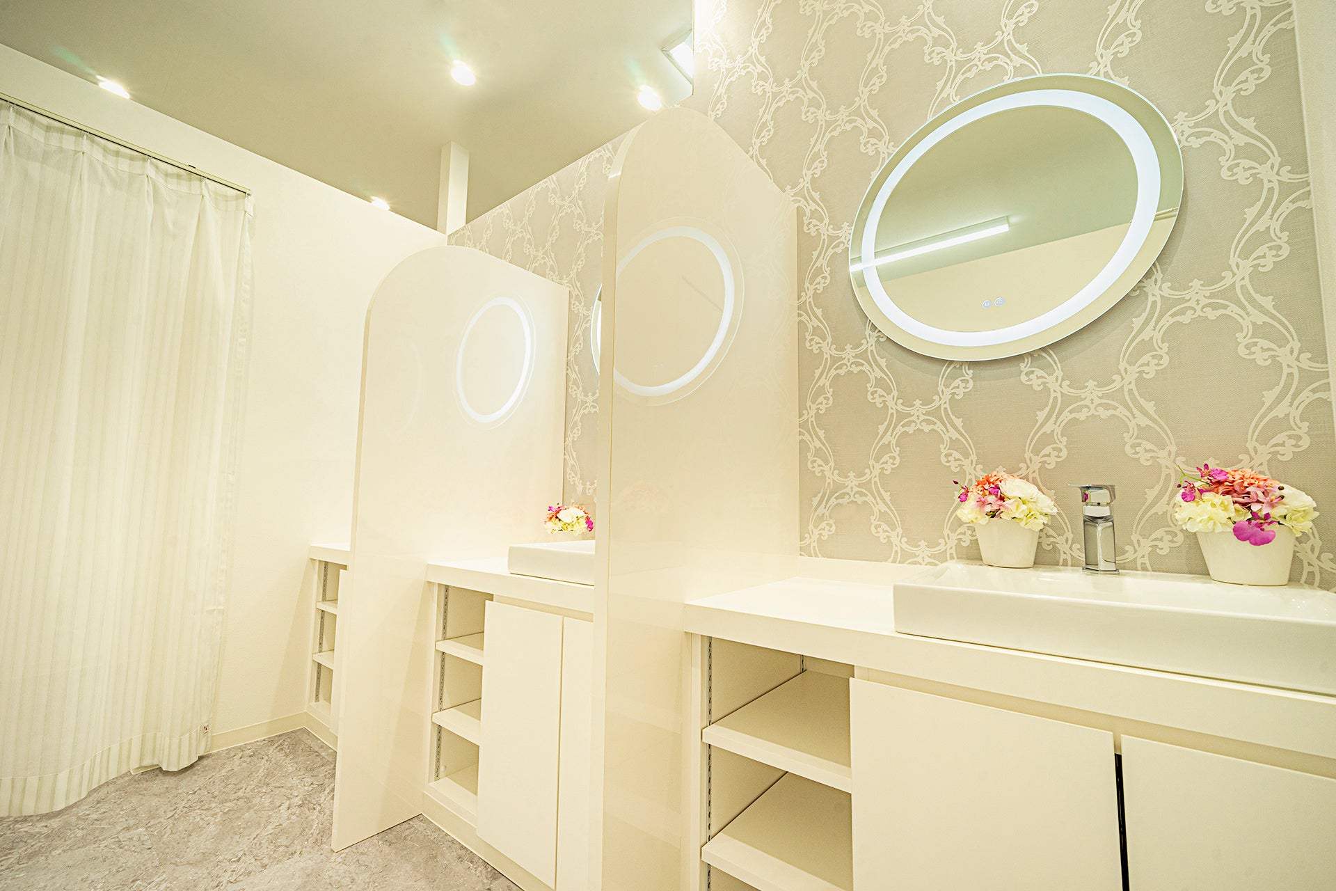 パウダールームも新設されました