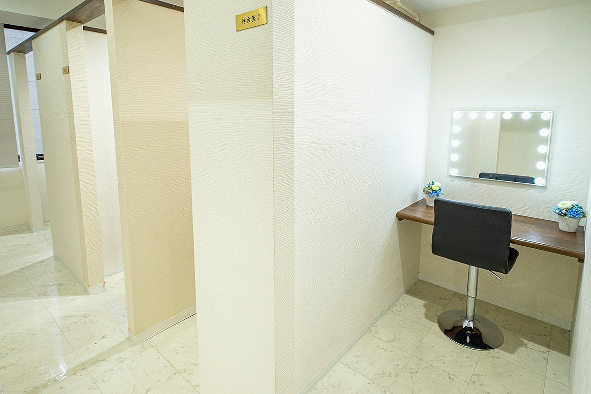 安心の個室待合室も完備