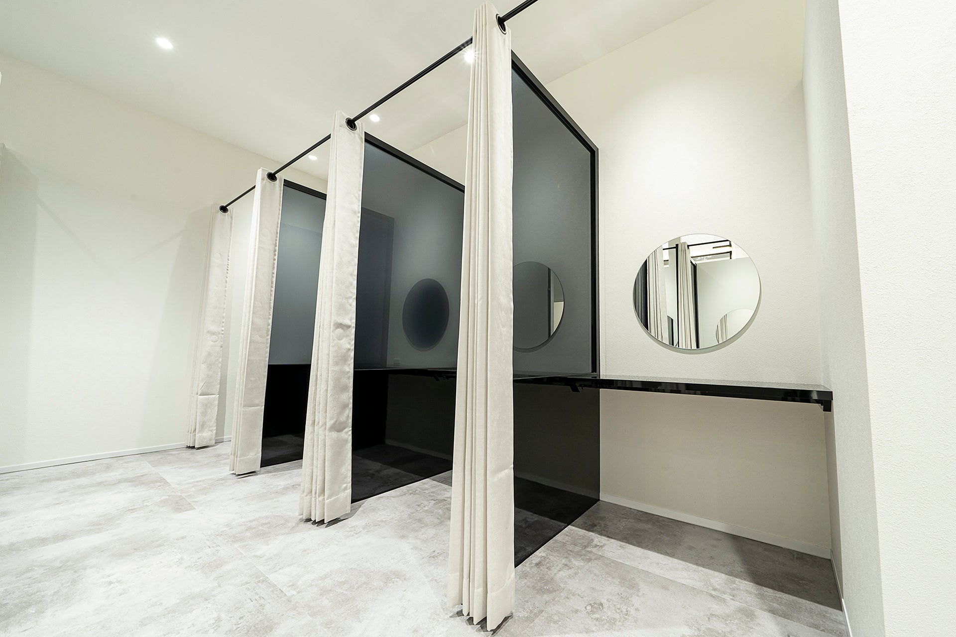 プライバシー保護に配慮した作り内装