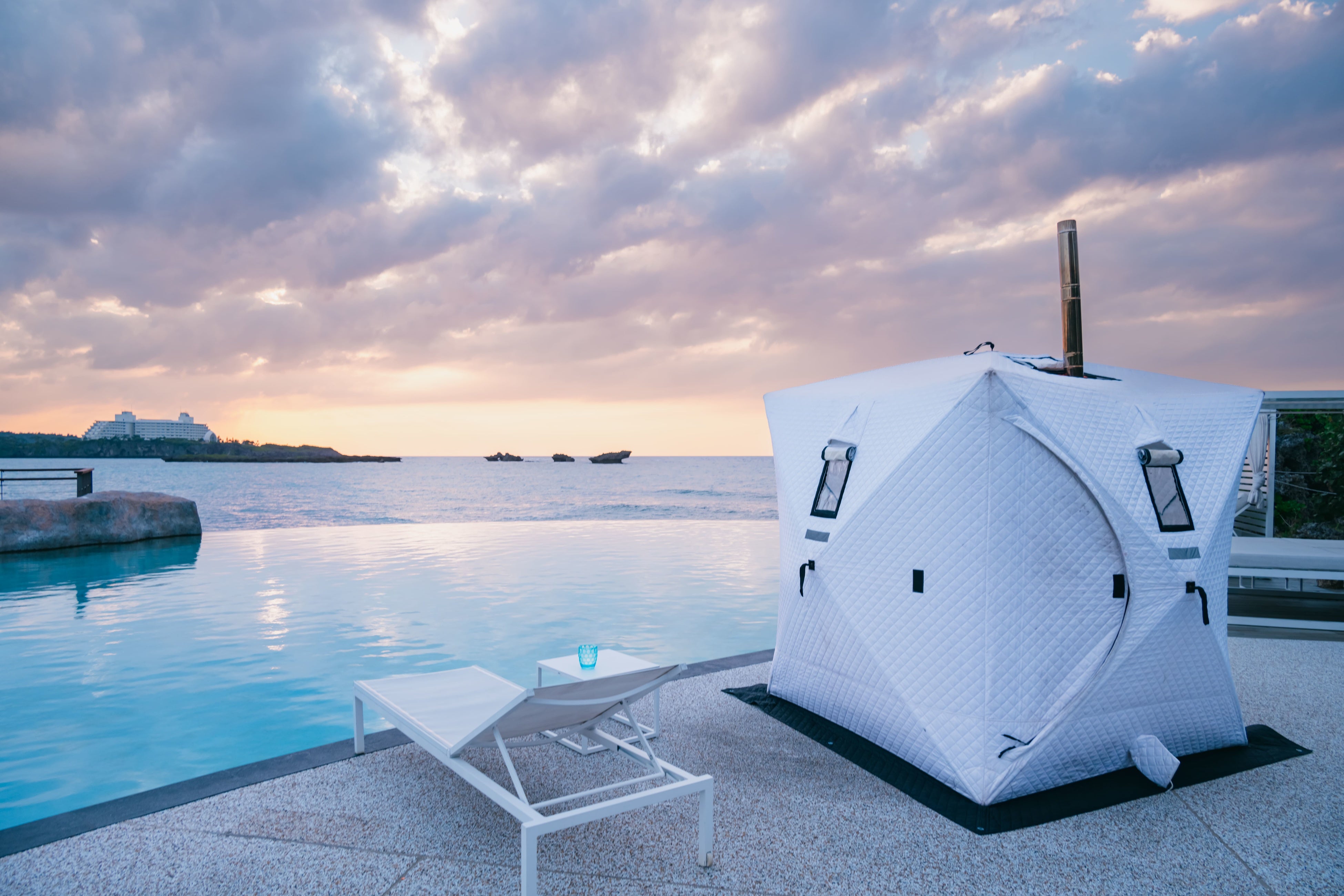 ▲テントサウナ