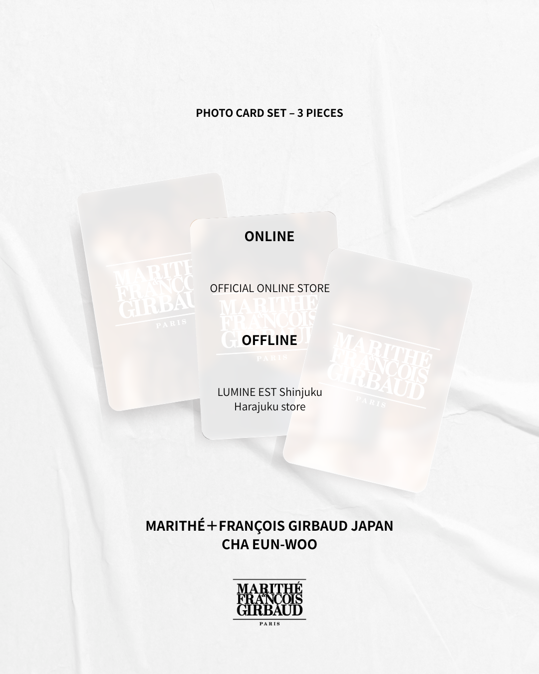 yutori、韓国の人気ブランド「MARITHÉ + FRANCOIS GIRBAUD」が、「チャ