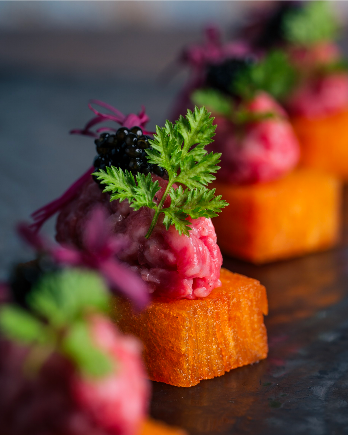 牛を知るアミューズ3種