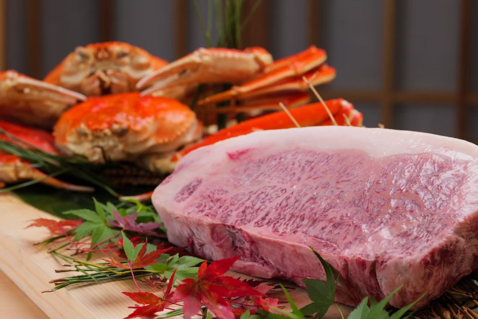 焼肉と蟹