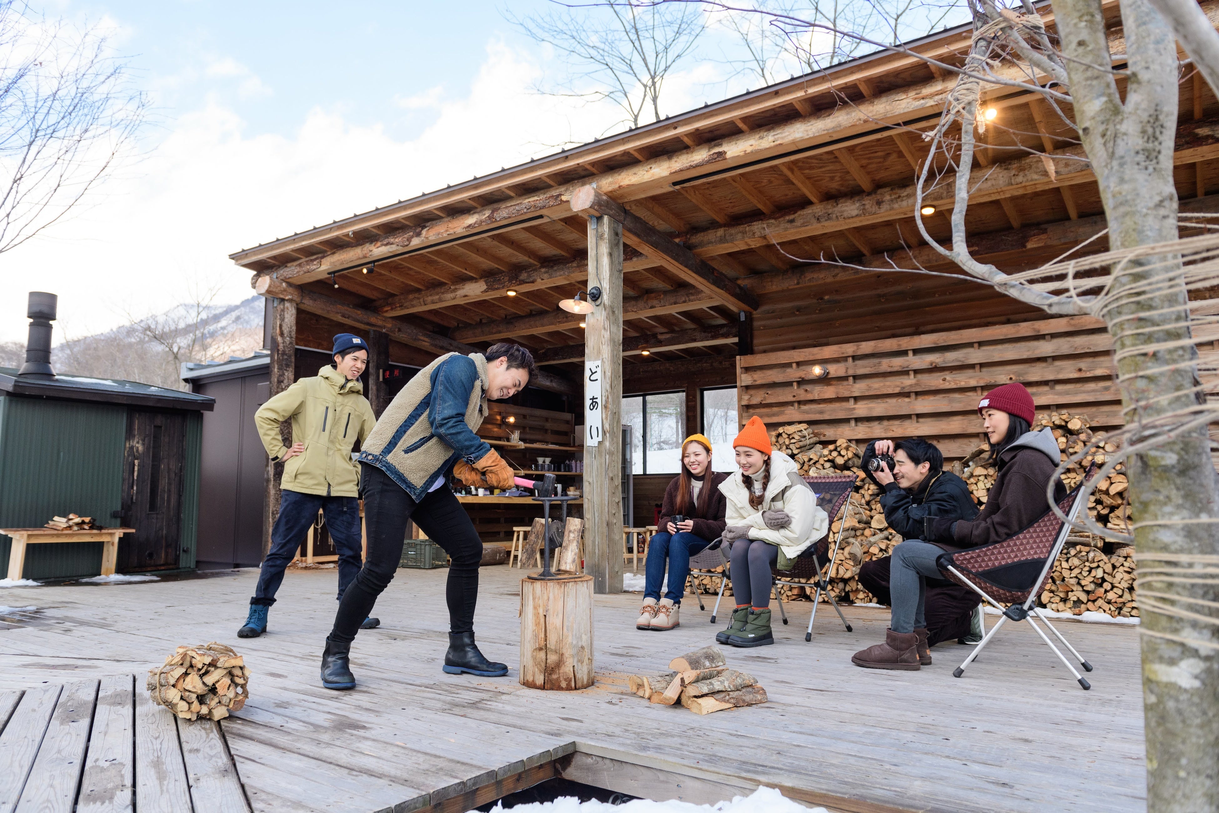 薪割り体験イメージ