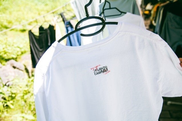 イベントロゴをプリントしたTシャツ