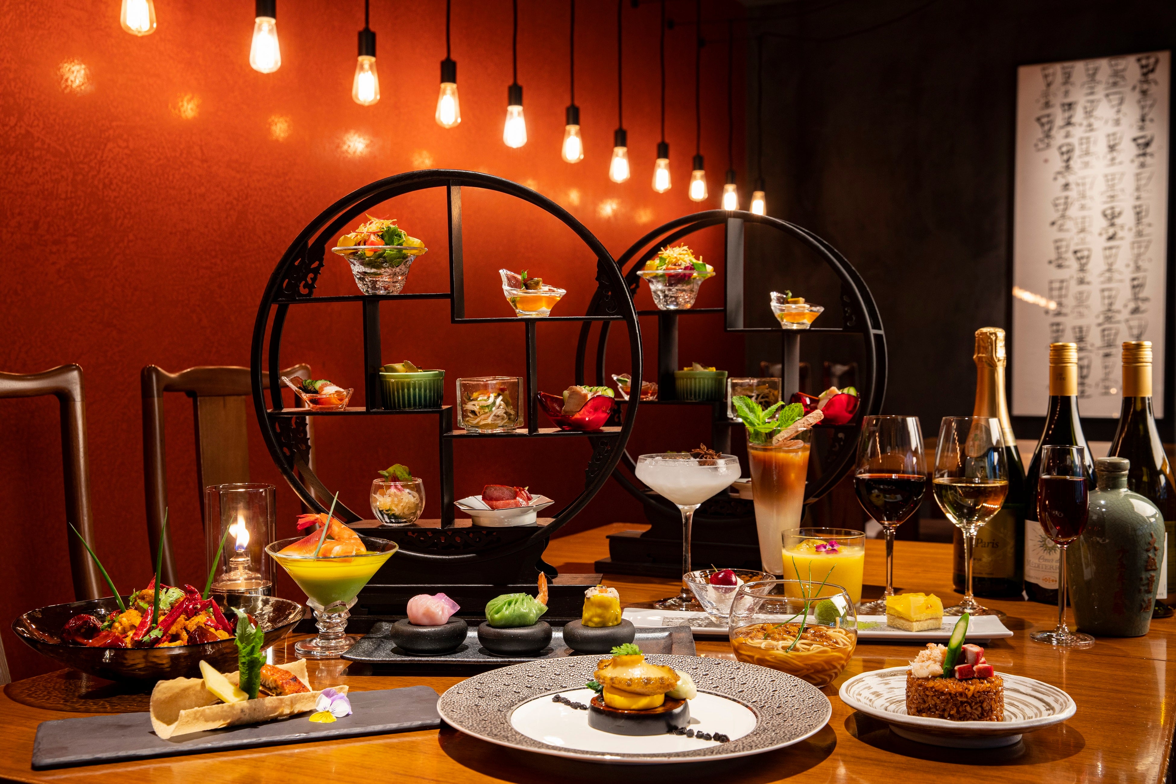 中国料理「王朝」チャイニーズ・ナイトアフタヌーンティー『シノワ・リュンヌ』