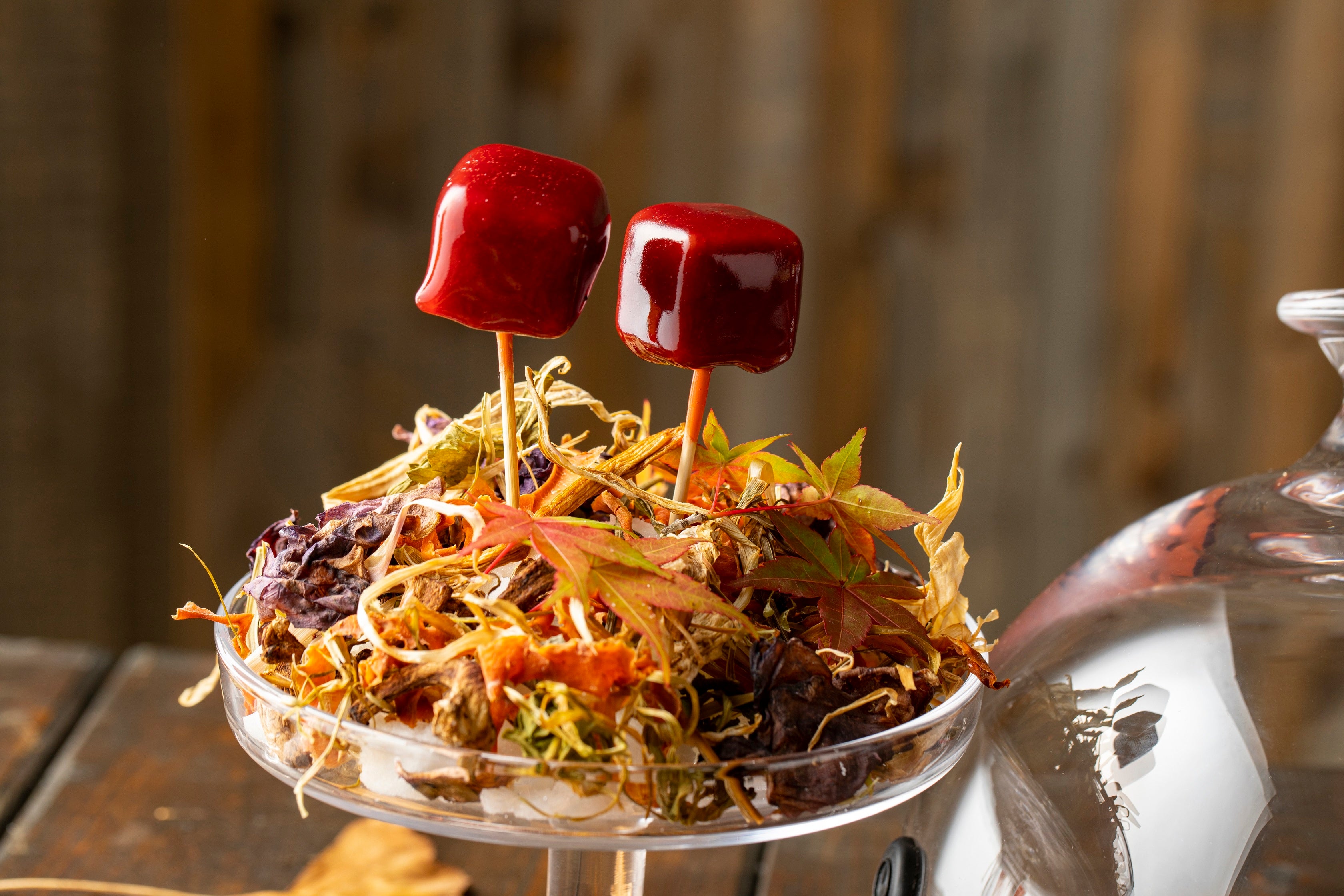 鴨肉のビーツボンボン