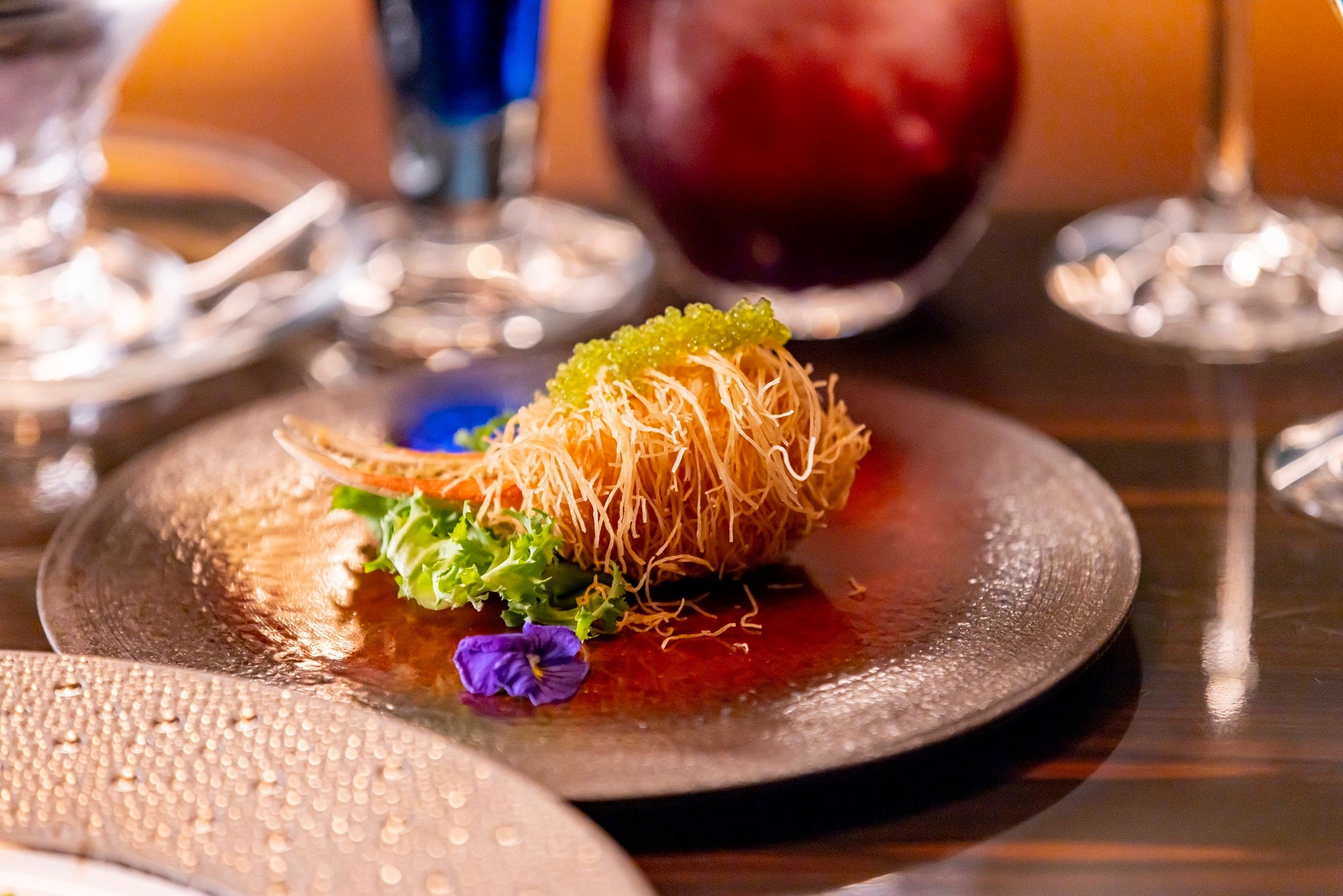 ズワイ蟹爪の揚げ物