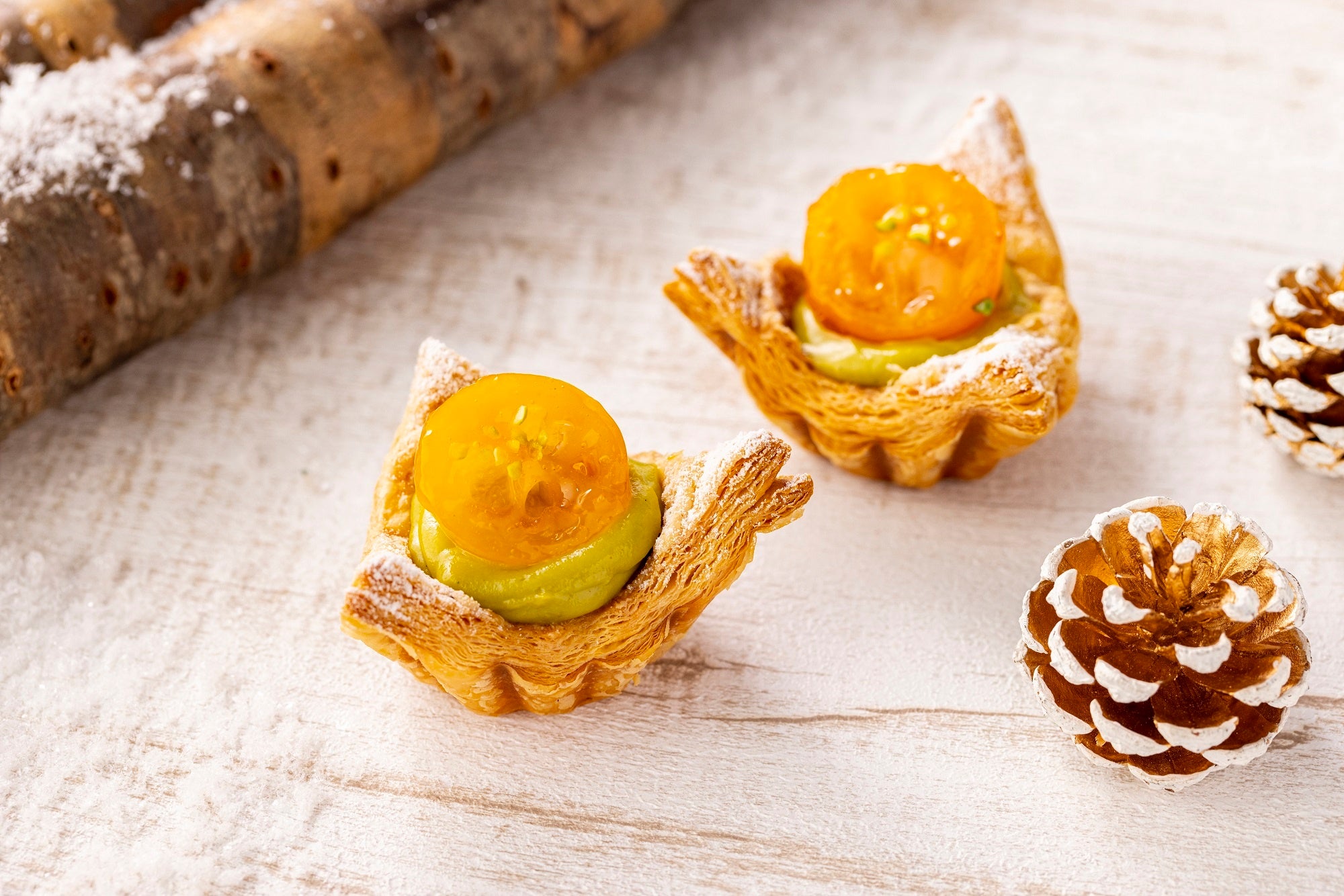 金柑のピスタチオクリームデニッシュ