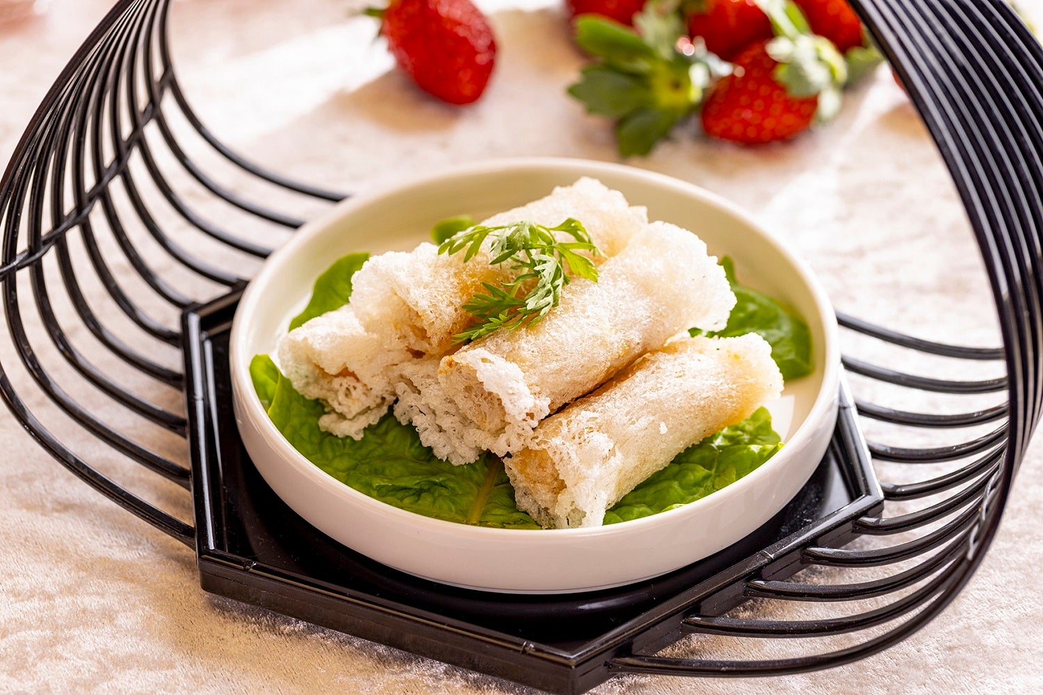 海鮮ライスペーパー春巻