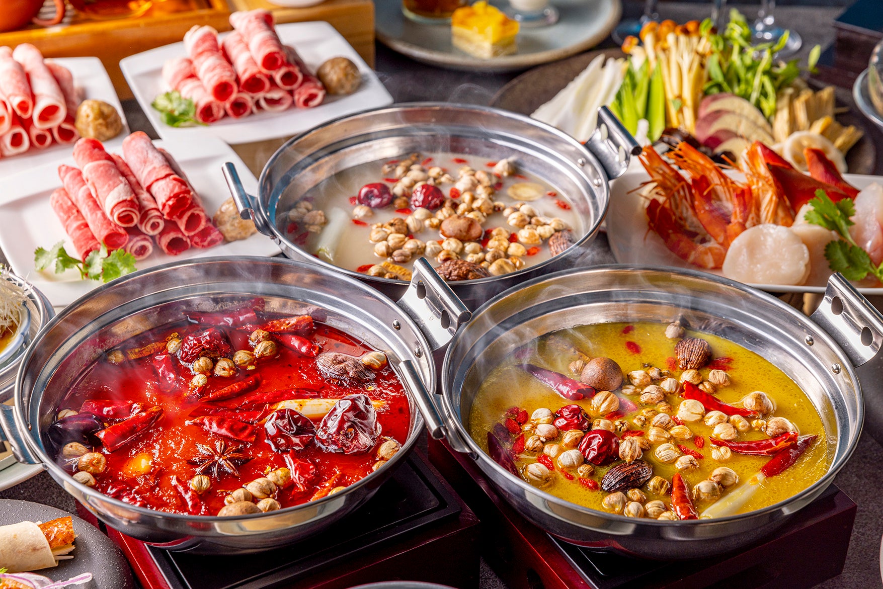 選べる火鍋スープ３種類