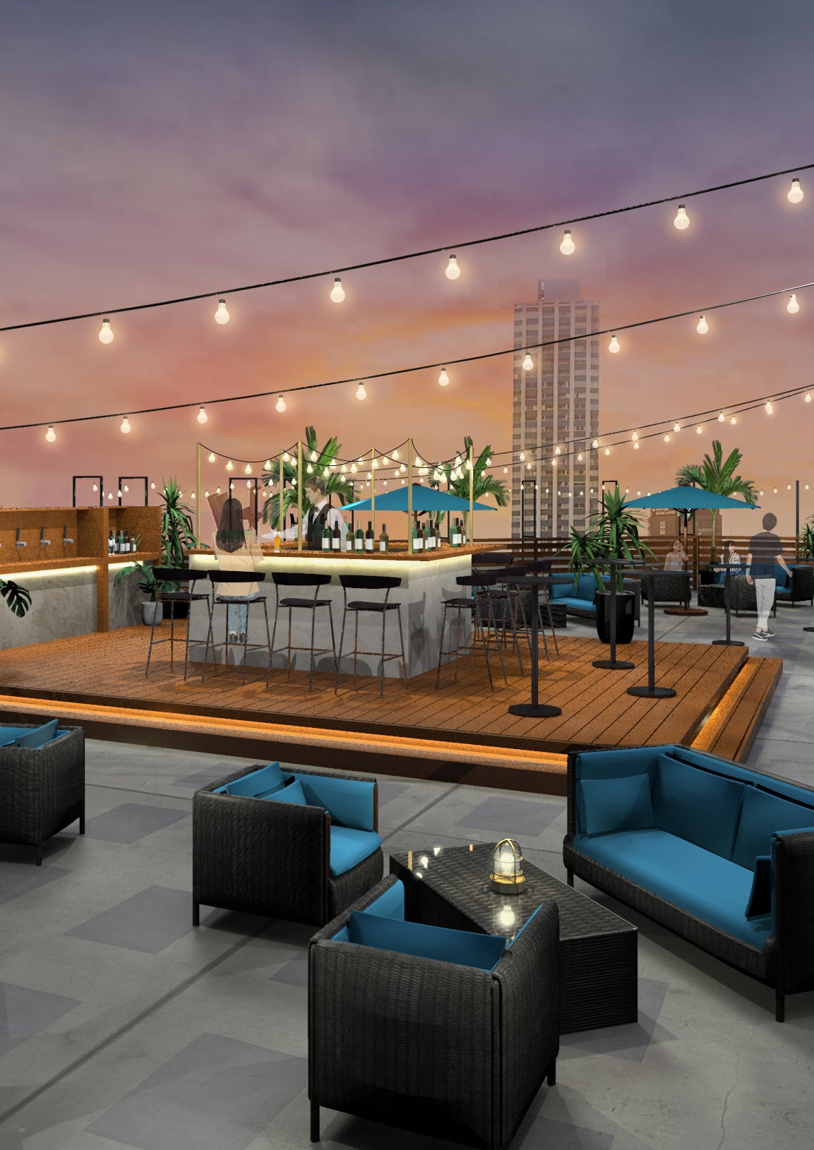 カリフォルニアスタイルのビアパーティー