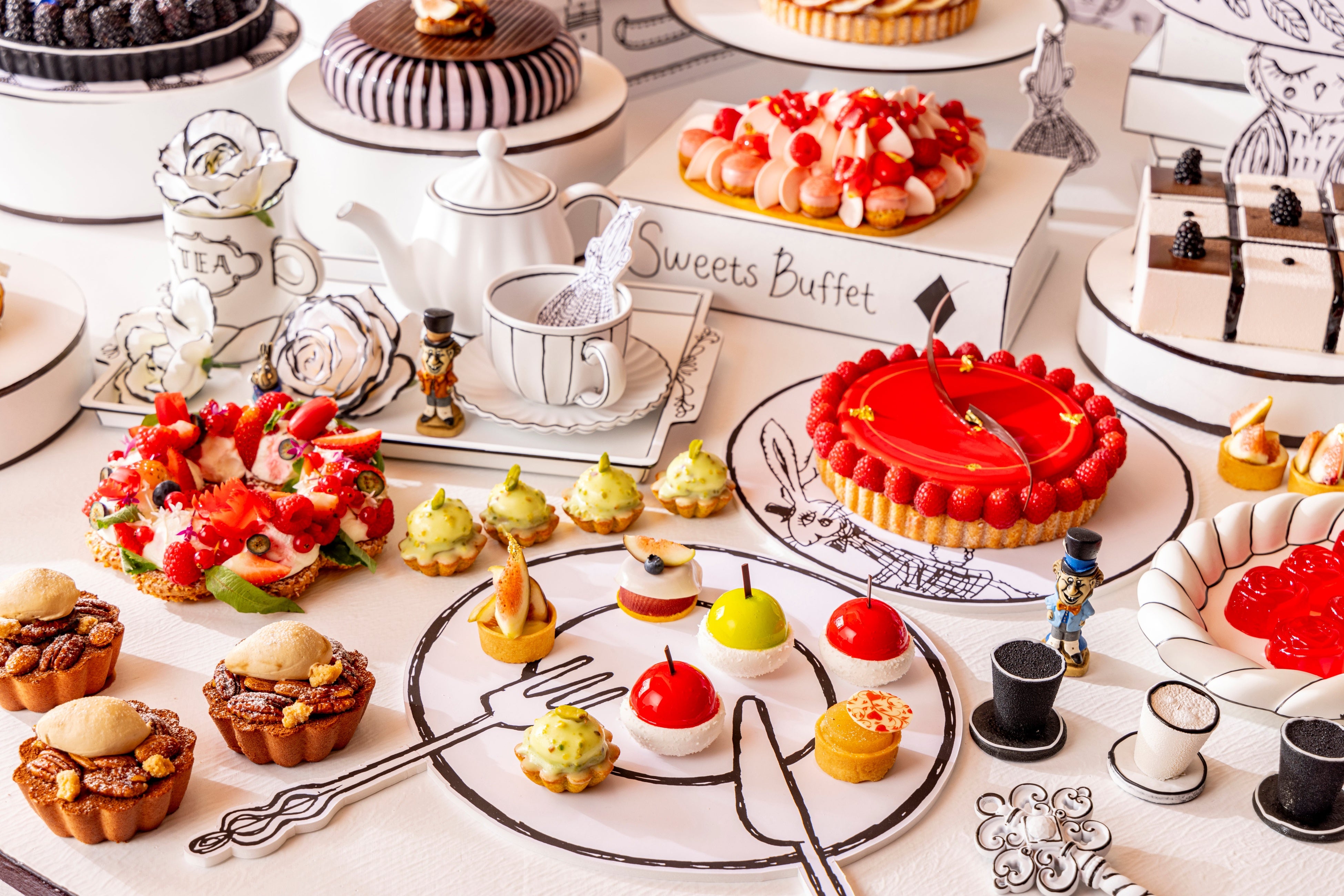 絵本の国のアリス スイーツビュッフェ