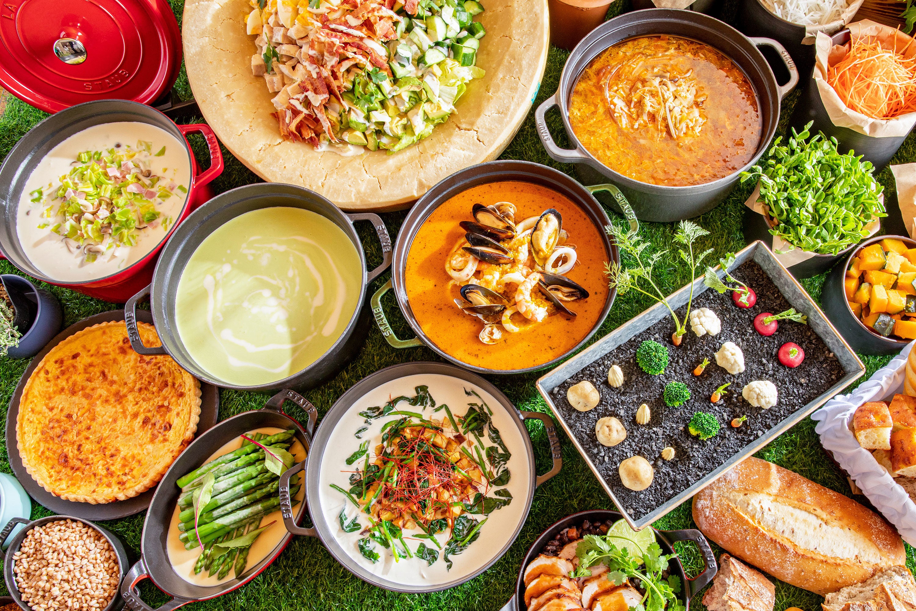 『スープ＆コンディメント』日替わりでお楽しみいただけます