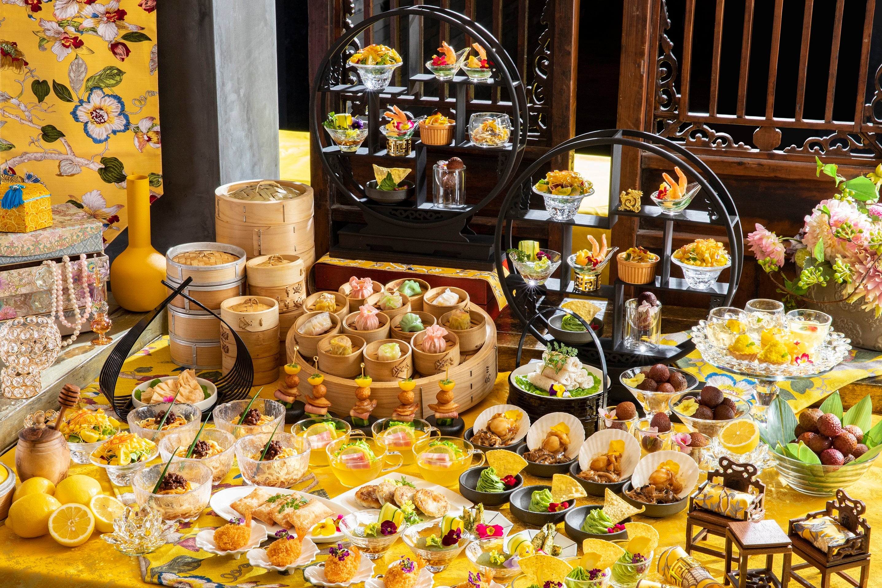 中国料理「王朝」チャイニーズアフタヌーンティー『シノワ・ジョーヌ』