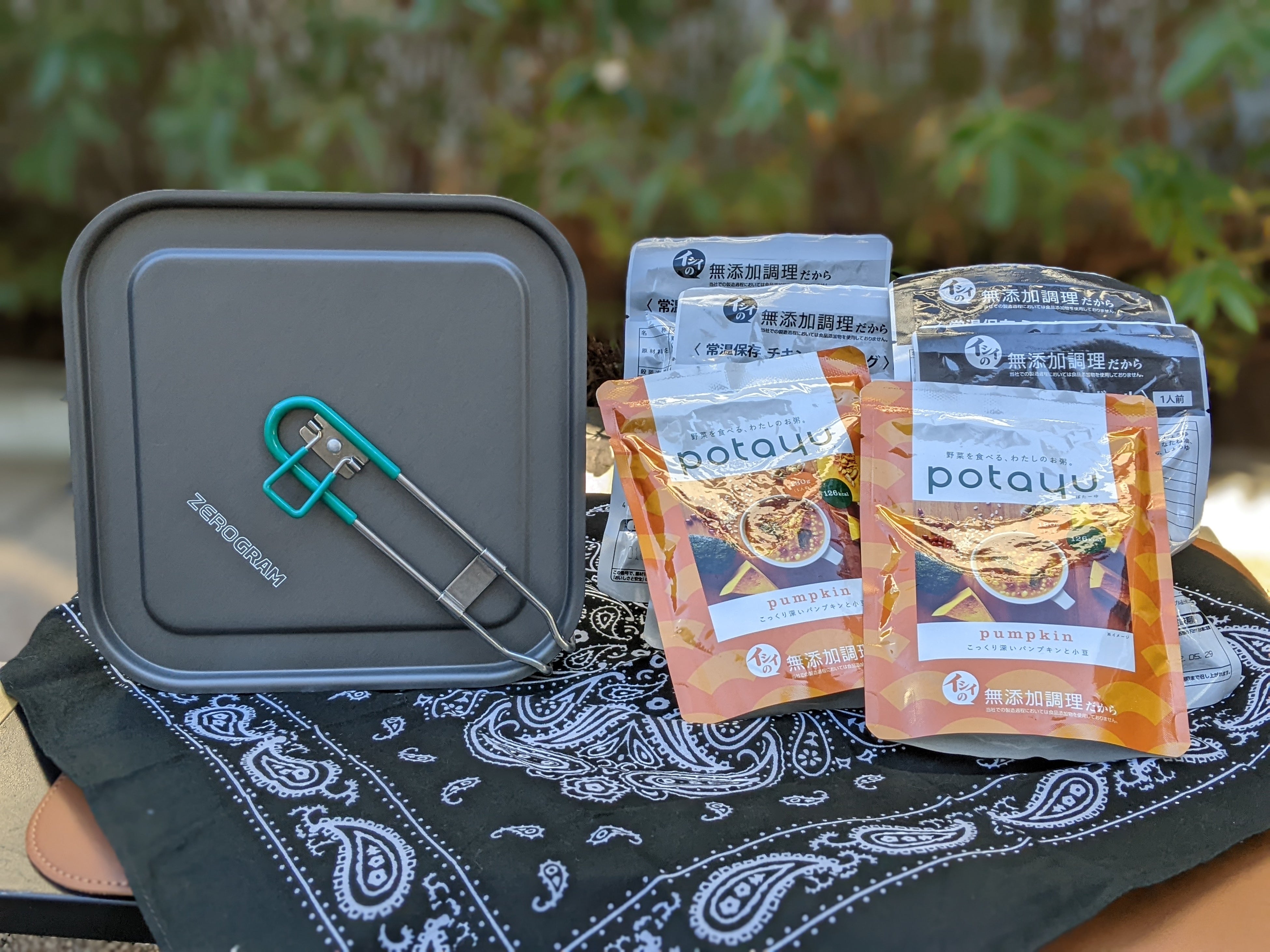 ZEROGRAM×石井食品 クッカーと山ごはんのセット」2人用