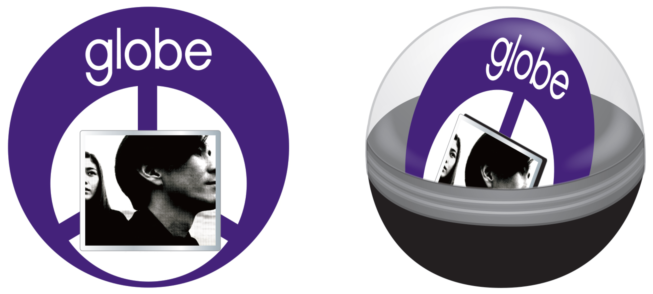 アーティストのアルバムジャケットやロゴをデザインしたピンズカプセル