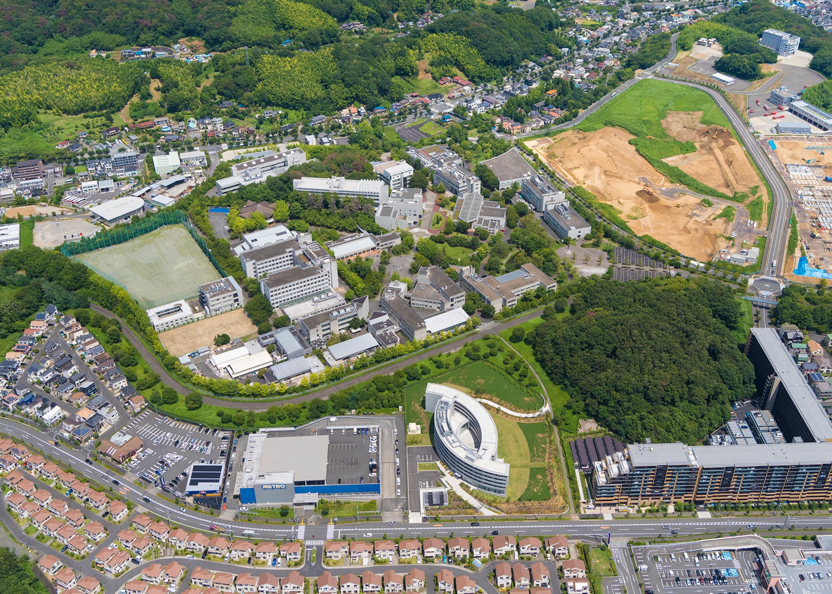 2021年八王子キャンパス航空写真