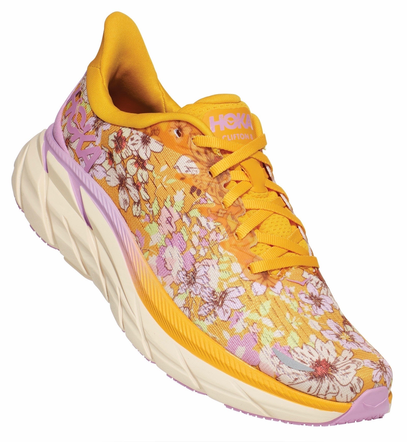FP Movement × HOKA CLIFTON 8（Golden Coast Floral）