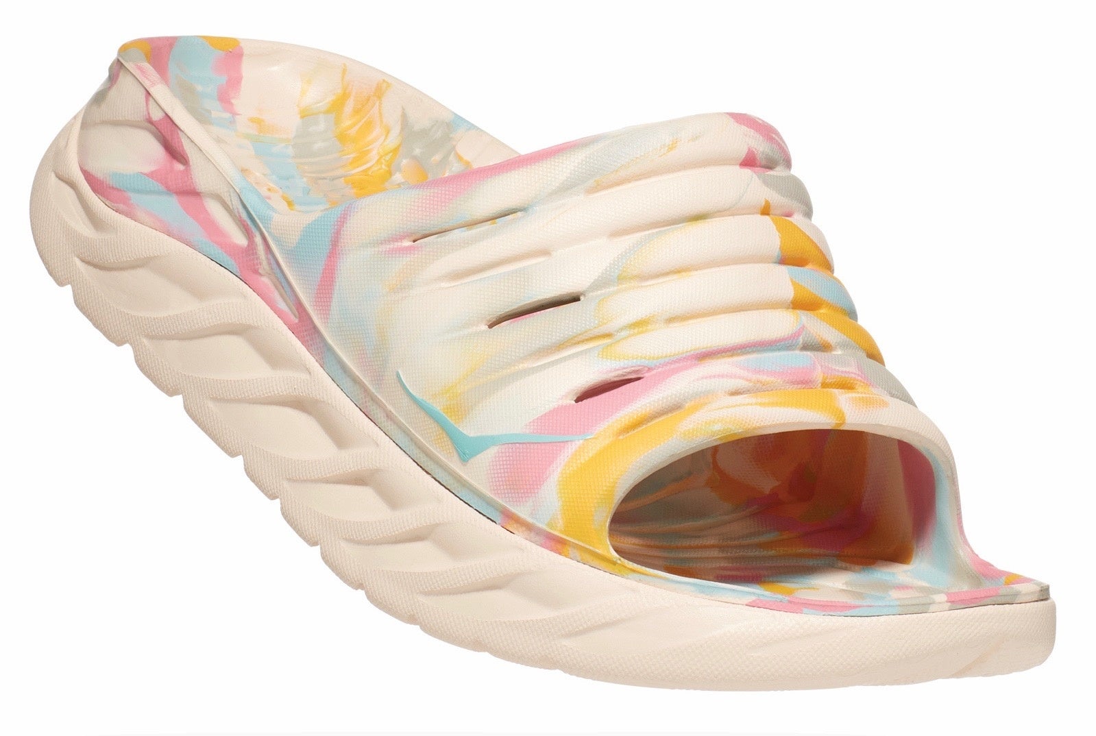 FP Movement × HOKA ORA RECOVERY SLIDE（Luna Marbled）