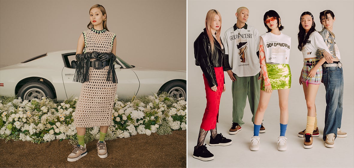 大人気【UGG】All Gender Goldencush 2WAYで履ける ☆スニーカー ジェンダーレス&2WAYで履けるUGG新作スニーカー、Goldencush