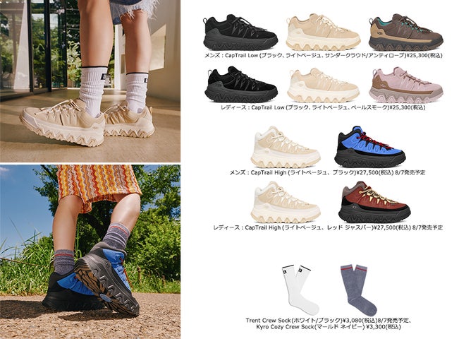 雨にも強いUGG新作スニーカー CapTrailコレクション登場 雨にも強いUGG新作スニーカー CapTrailコレクション登場
