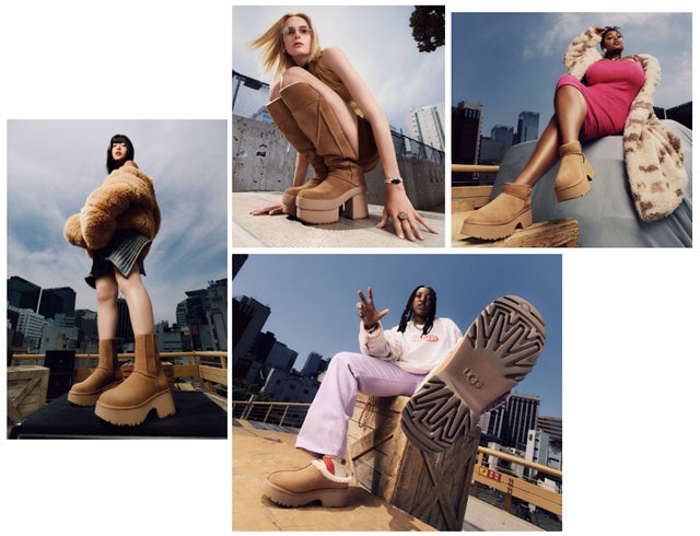 UGG 、2024 秋冬コレクションでクラシックブーツの UGG 、2024 秋冬コレクションでクラシックブーツの