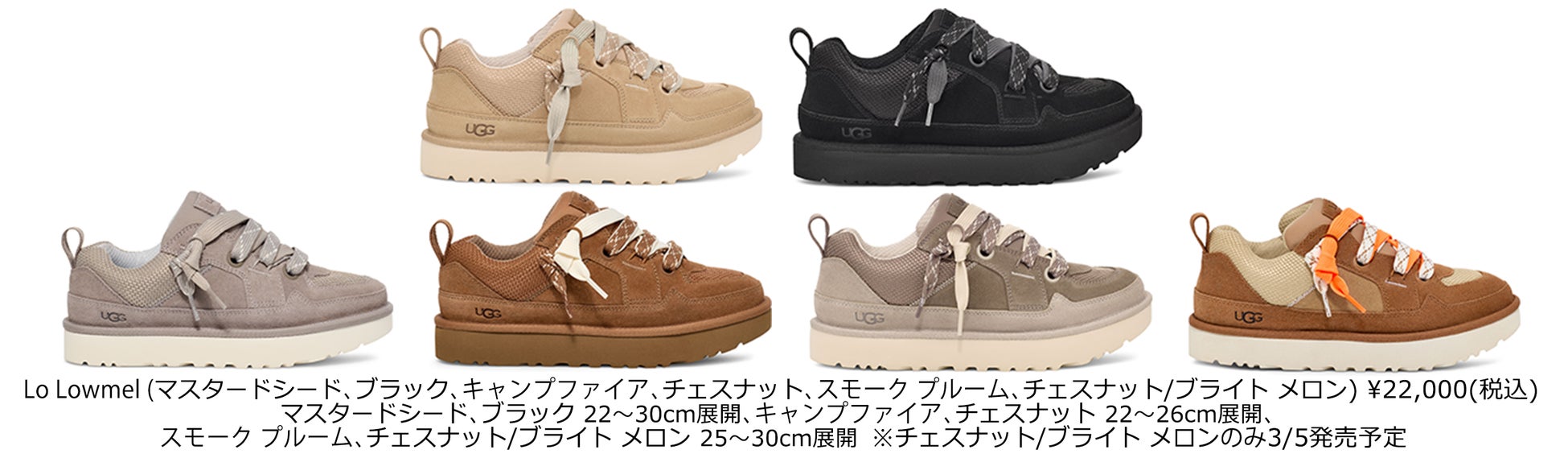 新品アグ UGG 22cm UGG2025新作スニーカー RetroFi Low登場 | Deckers Japan合同