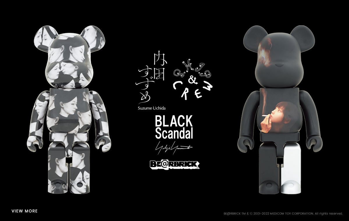 Black Scandal Yohji Yamamoto X 内田すずめ X S H I P Crew Be Rbrick Project 株式会社ヨウジヤマモトのプレスリリース Black Scandal Yohji Yamamoto X 内田すずめ X S H I P Crew Be Rbrick Project 株式会社ヨウジヤマモトのプレスリリース