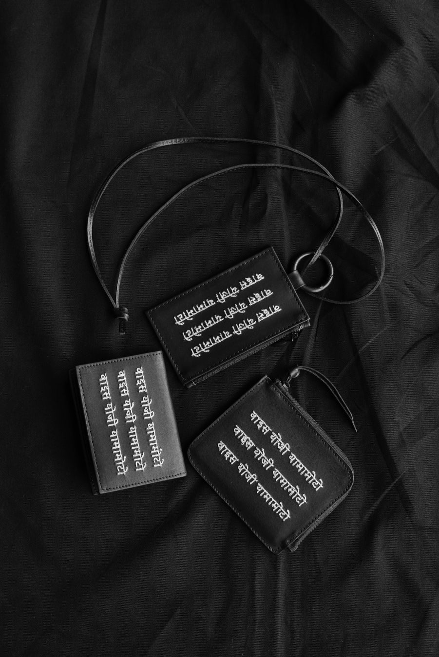 Texts-Embroidery Case&Wallet(Back)