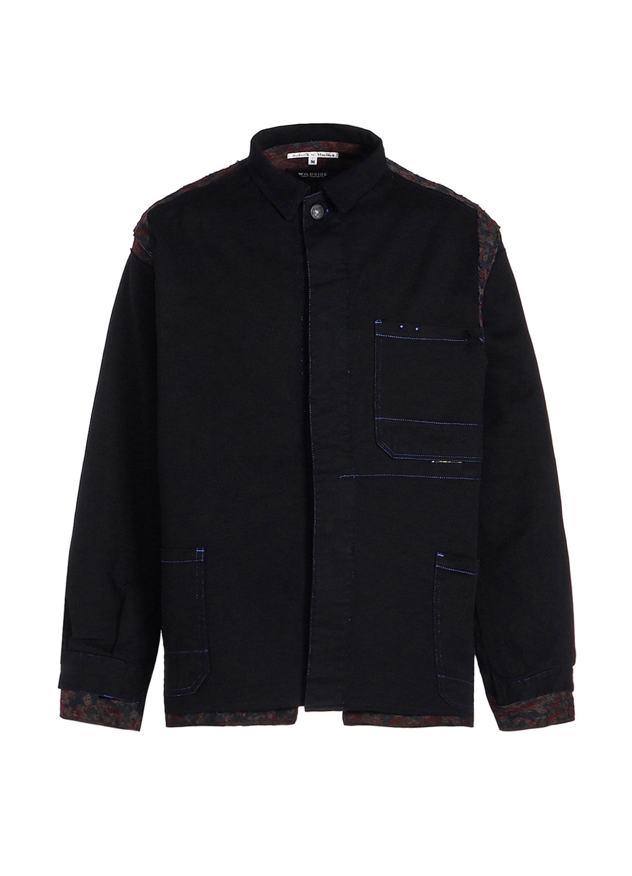 Noriyoshi Yuda品です Yohji Yamamoto POUR HOMME 糸ふらしオーバーサイズ切替ニット