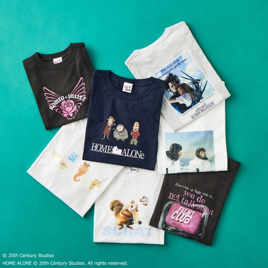 不朽の名作映画がTシャツに!20世紀スタジオの人気7作品をデザインしたPLAZA限定コレクション、発売決定! 不朽の名作映画がTシャツに!20世紀スタジオの人気7作品をデザインしたPLAZA限定コレクション、発売決定!