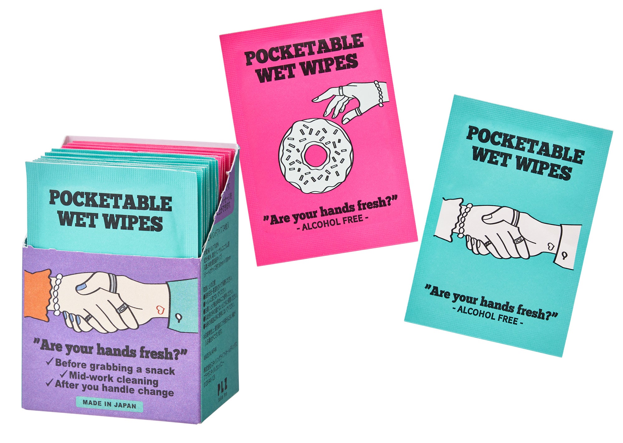 ハンドワイプ(個包装24枚入り) 550円