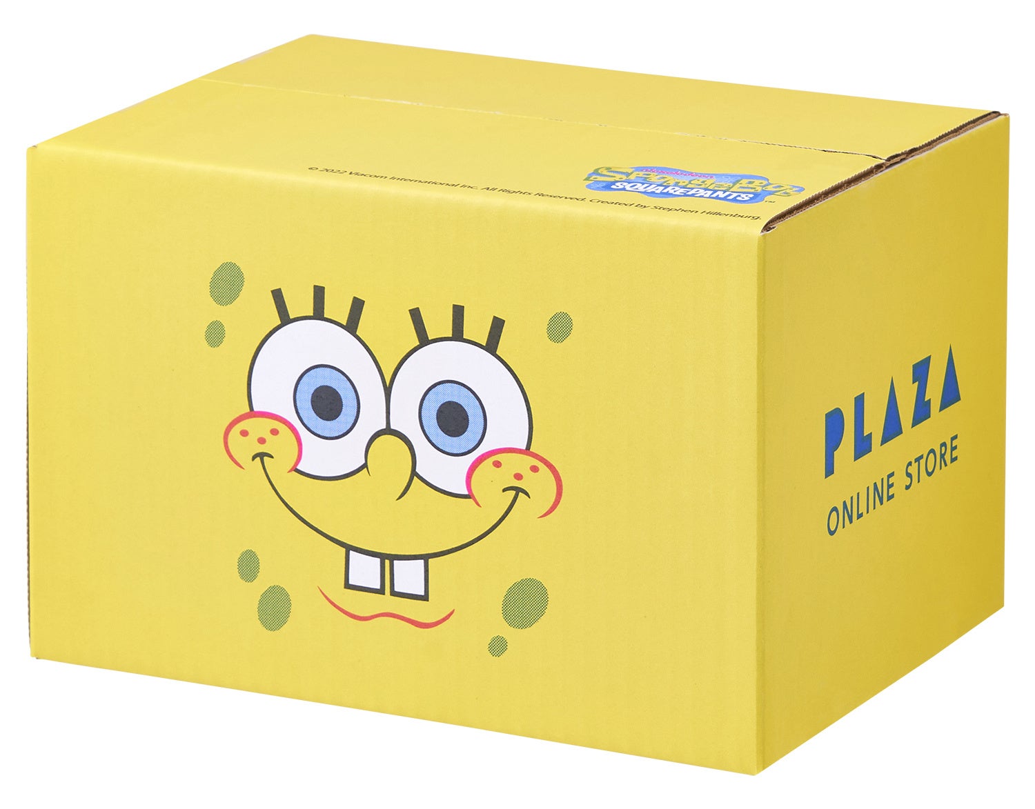 スポンジ・ボブ』デザインのキュートなダンボールでお届け