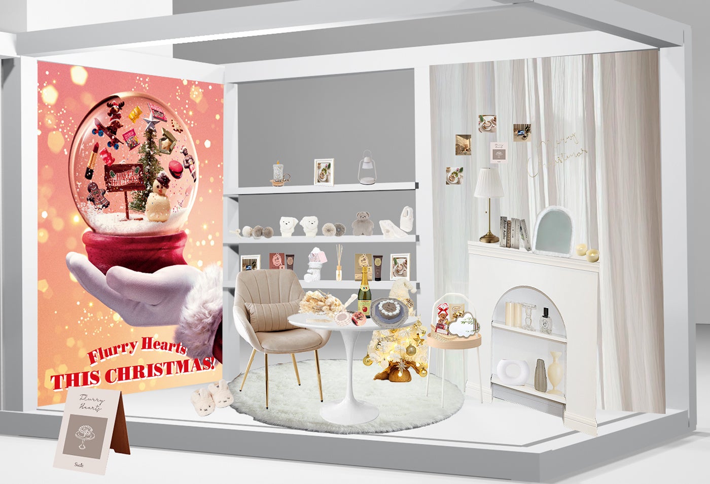 フォトブース「Flurry Hearts by Sucle」(デザインイメージ)