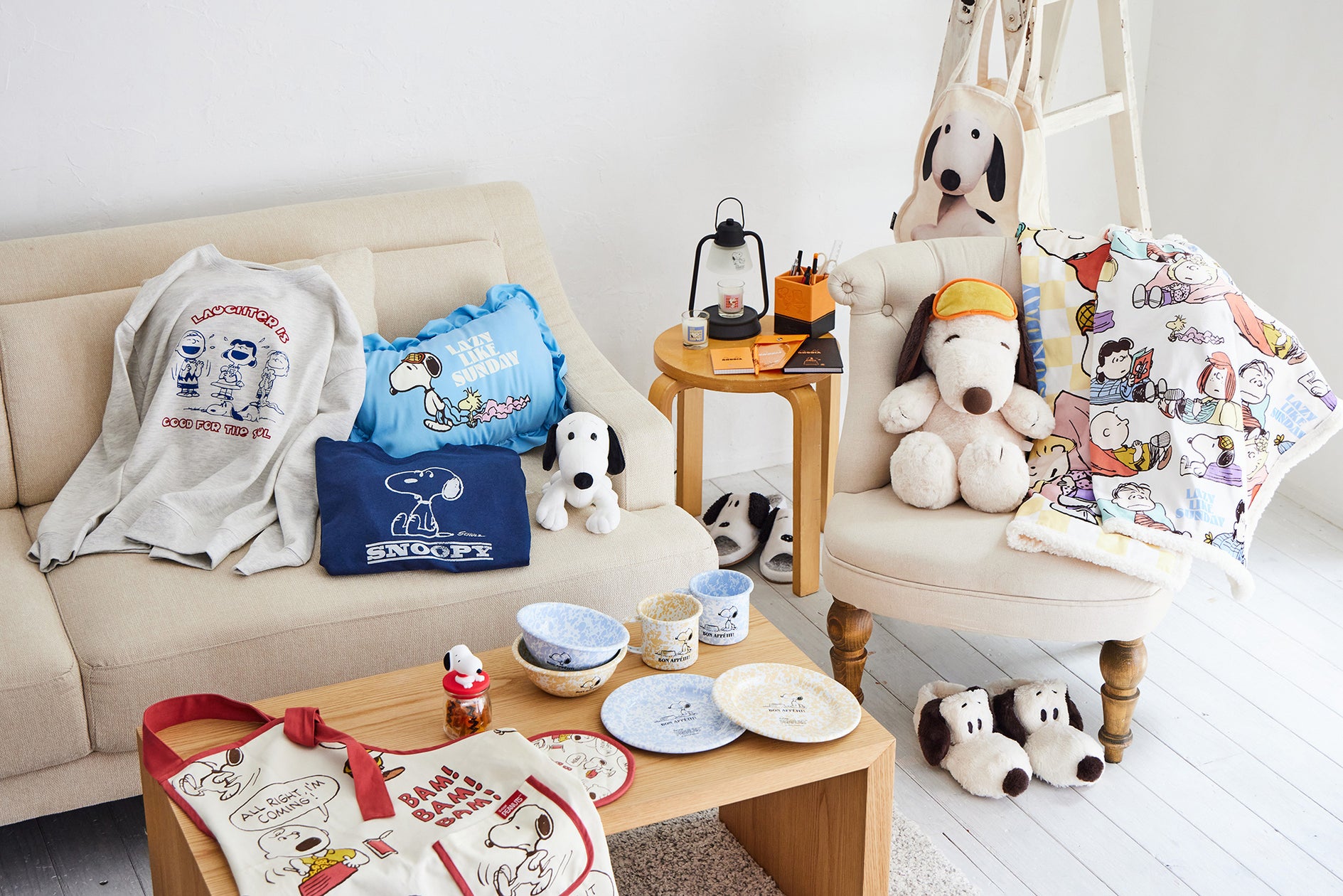 PLAZAの『PEANUTS』プロモーションが今年もスタート!オンラインストアで先行予約をして、スヌーピーのキュートな「カトラリーセット」を ...