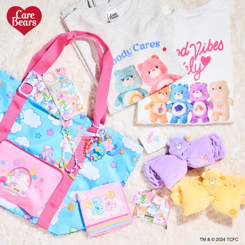 パジャマ姿の『Care Bears™(ケアベア™)』グッズが全国のPLAZA・MINiPLA パジャマ姿の『Care Bears™(ケアベア™)』グッズが全国のPLAZA・MINiPLA