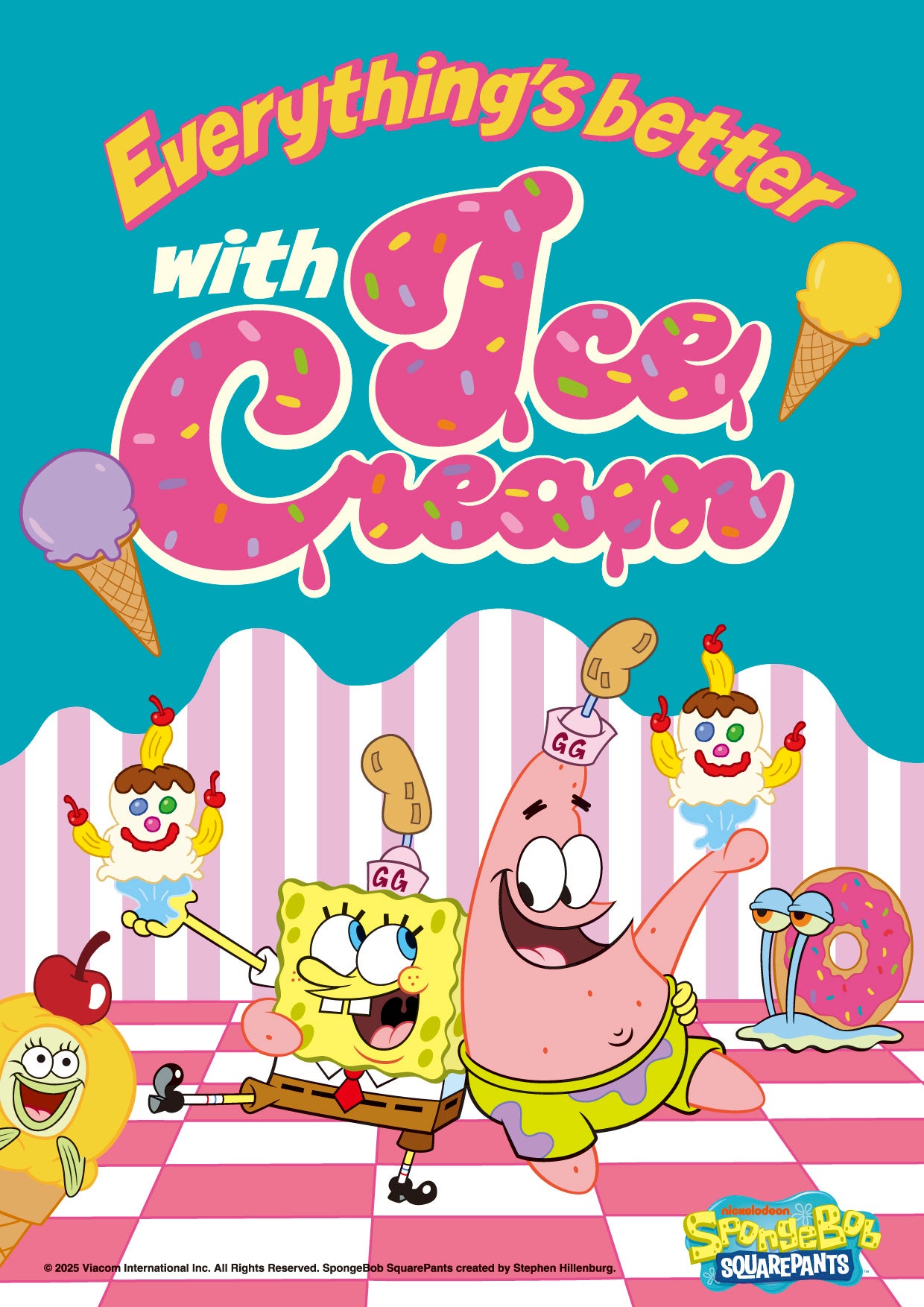 スーパースポンジボブハサミ 生誕25周年記念！『SpongeBob Snap Shot Square(スポンジ・ボブ