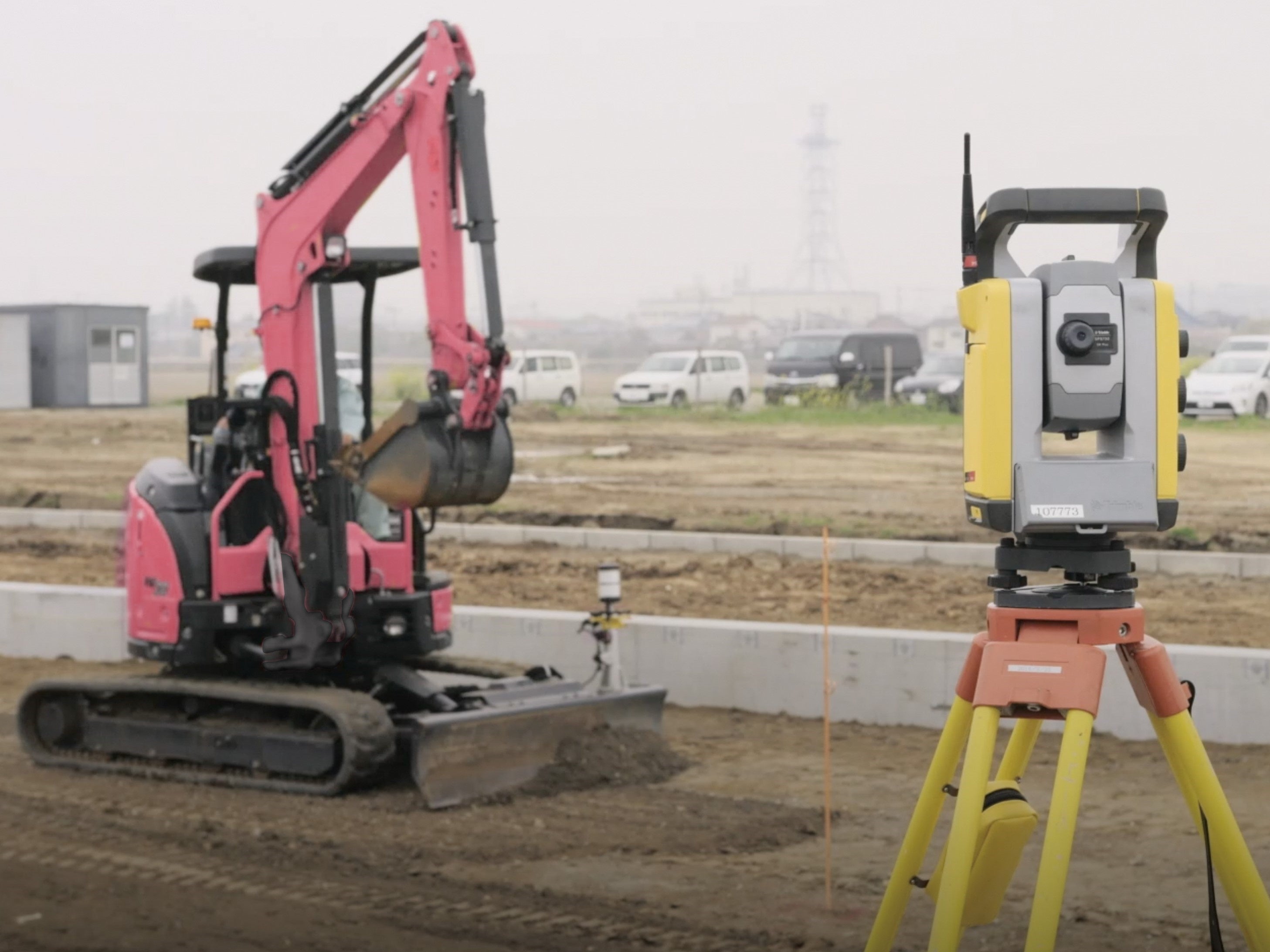 ３Dマシンコントロールによる作業現場イメージ