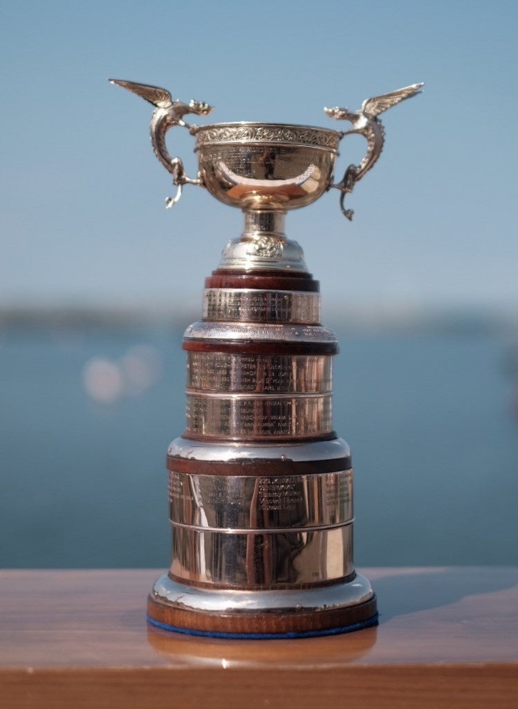 大会トロフィーの「ゴールドカップ」