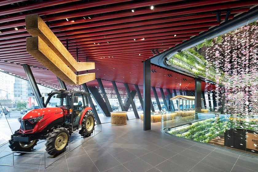 ＜「ヤンマー米ギャラリー」内観＞