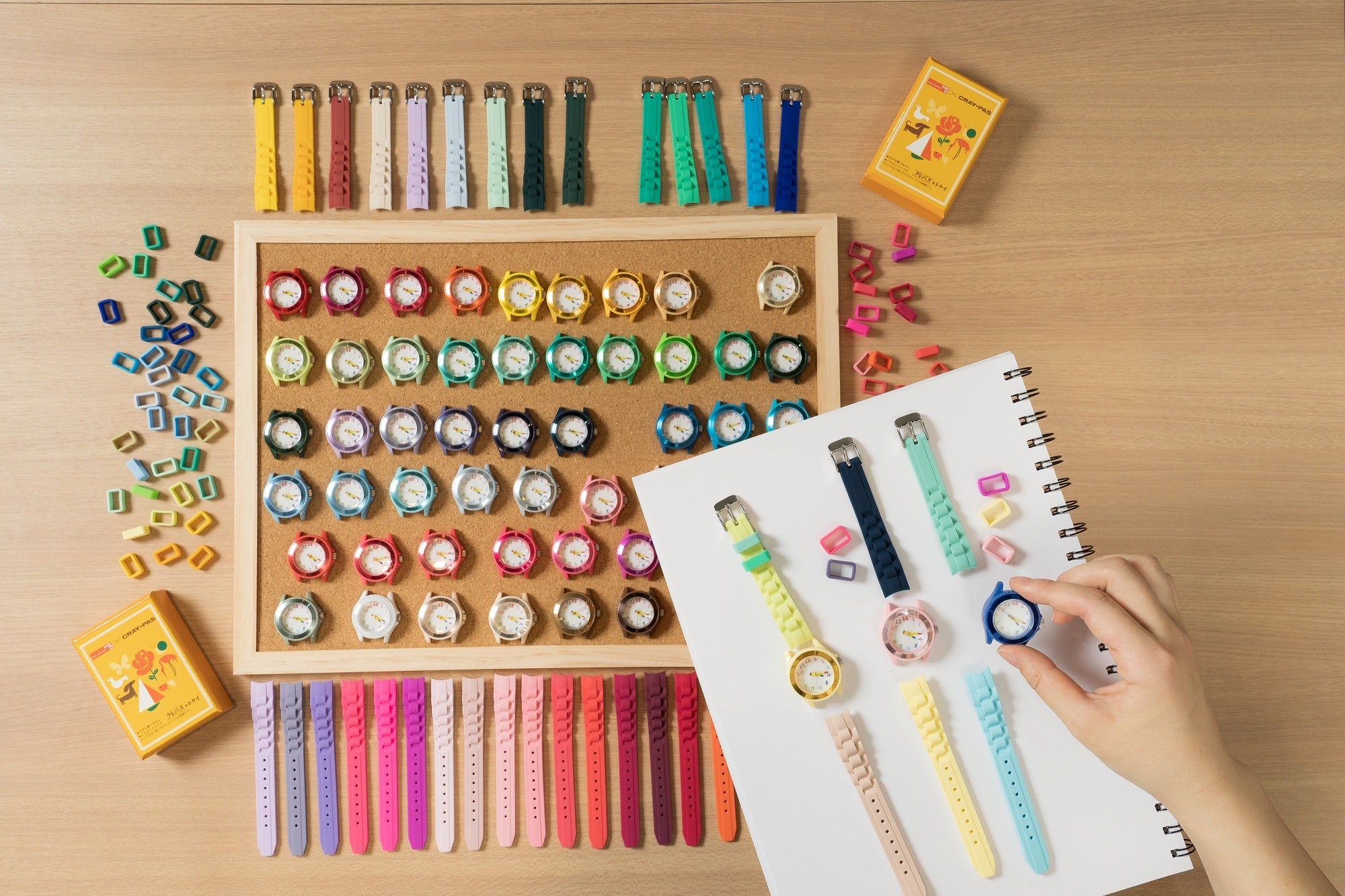 クレパス柄トケイPOP UP SHOP「クレパス柄トケイ　カスタマイズイベント」