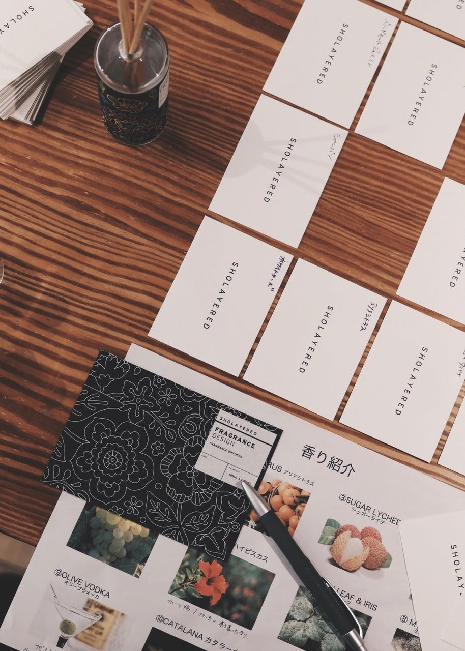 初開催　LAYERED FRAGRANCE「FRAGRANCE SCHOOL」（ワークショップ）