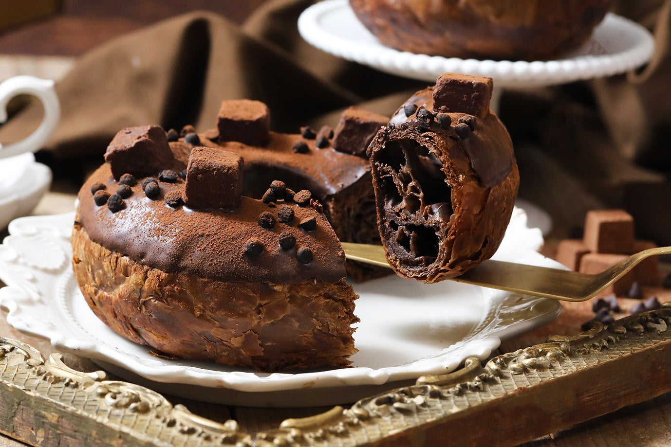 ハートブレッドアンティーク「魅惑の生チョコチョコリング」　880円