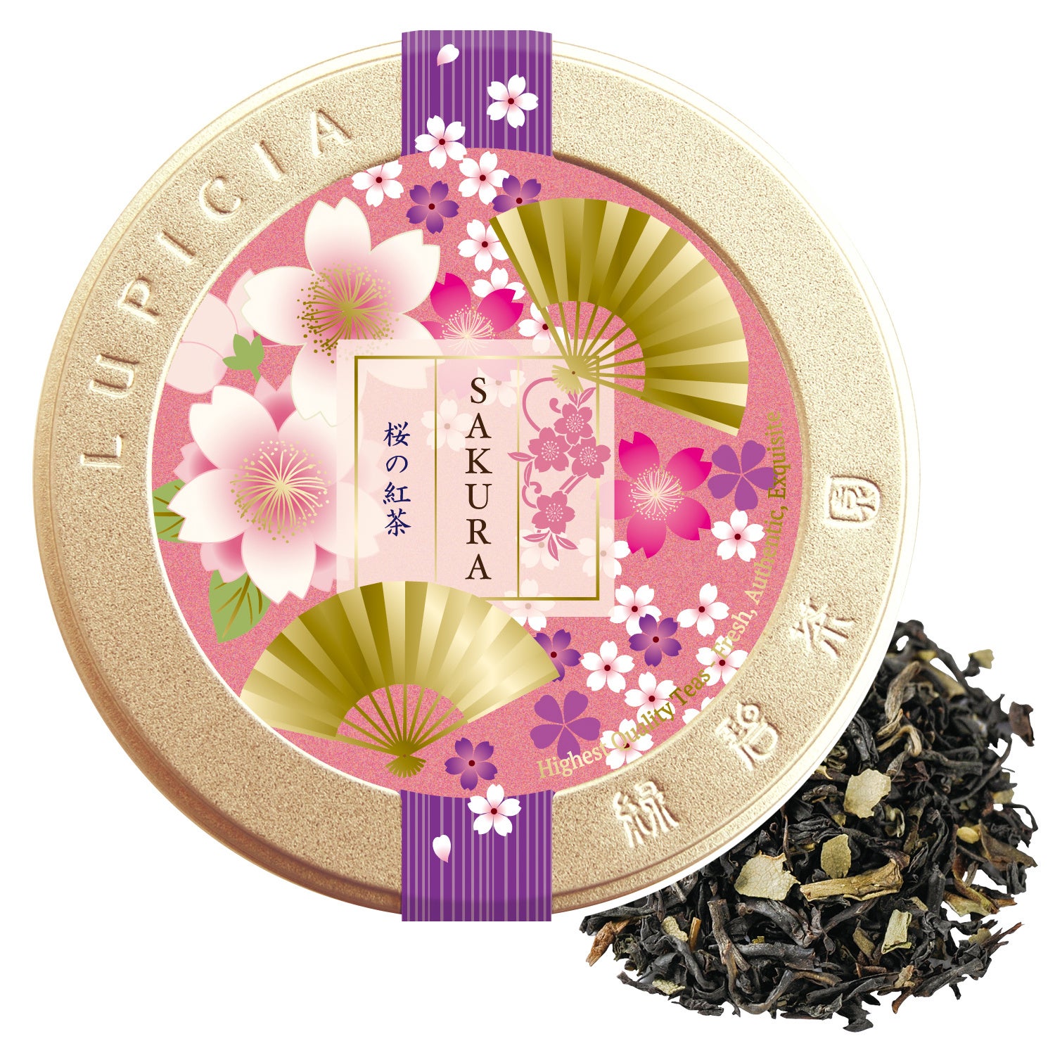 ルピシア「サクラ 50g限定デザイン缶入」1,200円