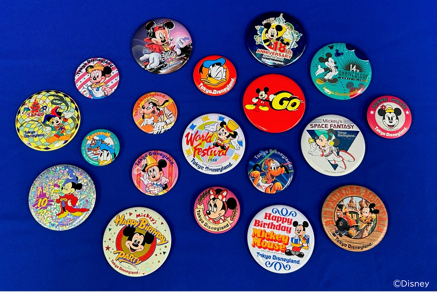 ディズニーリゾート　アンコールザモーメンツ展　缶バッジセット　実写 ディズニーリゾート アンコールザモーメンツ展 缶バッジセット 実写